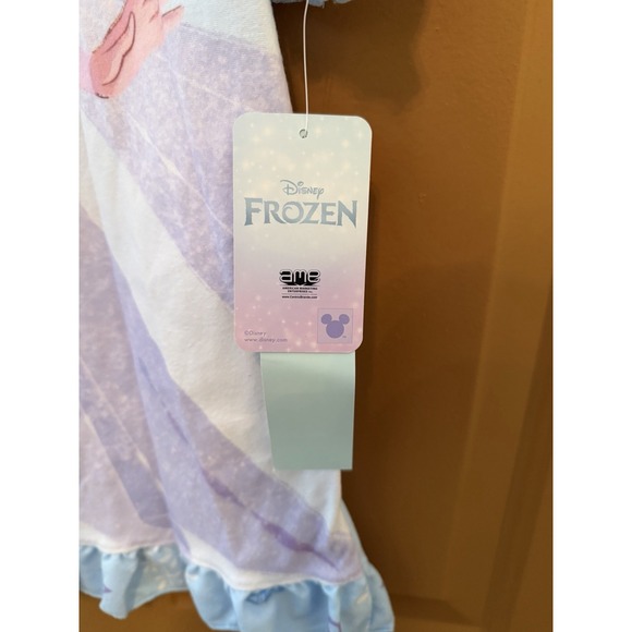 Disney Frozen Girls' Elsa Nightgown Long Sleeve Dress Size 5T NWT - Picture 2 of 4